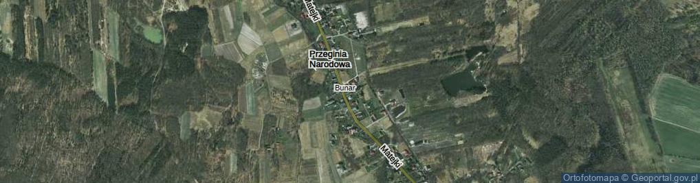 Zdjęcie satelitarne Przeginia Narodowa ul.